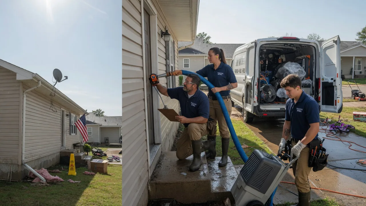 Ceiling Water Damage Restoration in Centerview, MO near me